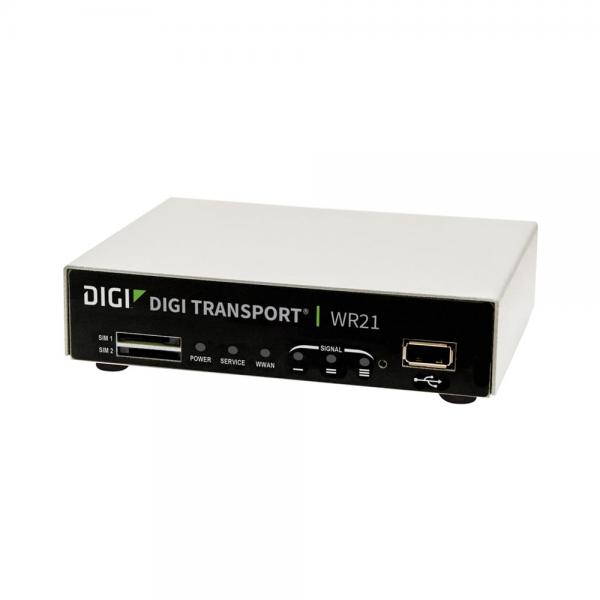 WR21 router M2M 4G LTE EMEA/APAC, 2x Ethernet, 1x RS232, bez anten i zasilacza
