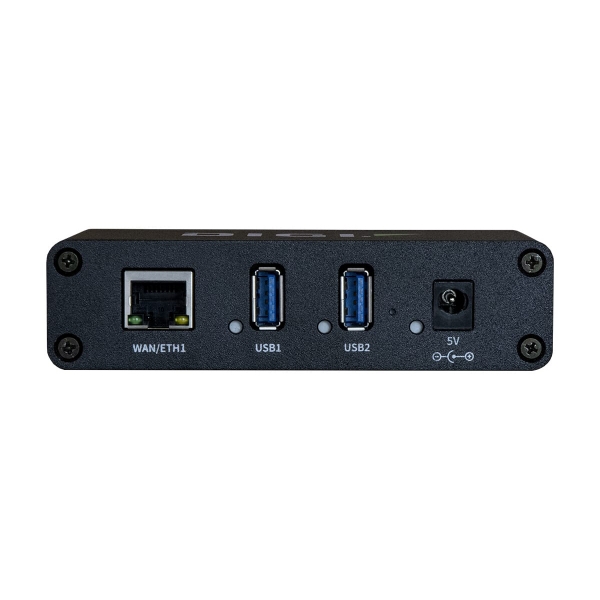AnywhereUSB 2 Plus Remote USB 3.1 Hub with 2 type A USB connectors, 10/100/1G Ethernet,
