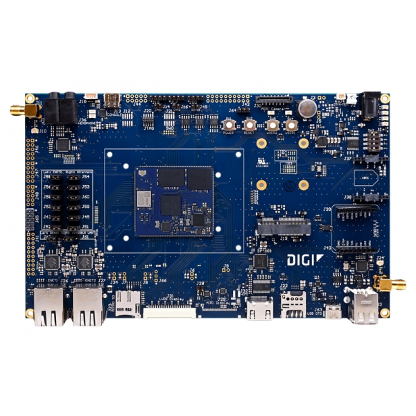 Digi ConnectCore® 93 development board with i.MX 93 dual-core, NPU, 1 GB LPDDR4, 8 GB eMMC, wireless SOM