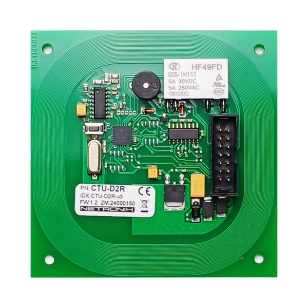 Moduł RFID, 125kHz, UNIQUE, HID, HITAG, Q5, RS232, przekaźnik