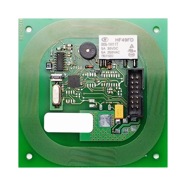 Moduł RFID, 125kHz, UNIQUE, HID, HITAG, Q5, RS232TTL, SPI, I2C, 1-Wire, przekaźnik, buzzer